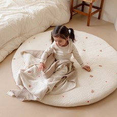 vivienda 嬰幼兒用純棉4層紗布毯, 愛心熊