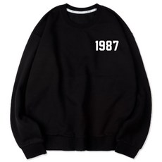 VENHIT 1987寬鬆柔軟刷毛大學T