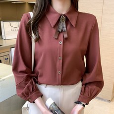 POPLARNC 女款Obllo蝴蝶結襯衫