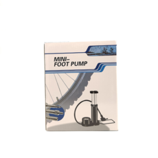 DAILY LIFE LAB 自行車打氣筒, 黑色+銀色, 1個