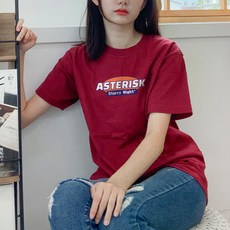 험블스튜디오 여성용 통기성 얇은 반팔 32수 면 티셔츠 KK_214_083