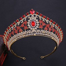 Estella 歐式新款奢華皇冠 rrf990, 1個, 紅色