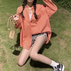 블랙101 여성용 에이미 팝컬러 셔츠 CH-2318044