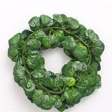 Endove 植栽牆飾藤蔓仿真植物藤蔓裝飾, 4個, 海棠葉