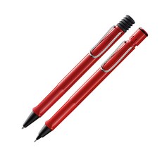 LAMY Safari Sharp+圓珠筆紅色套組, 1組