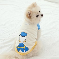 이츠독 강아지 디즈니 고잉 순면 티셔츠, Donald, 1개