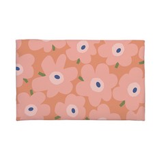 花朵浴室腳踏墊, 粉紅色, 1個