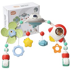 키저스 플레이 베베 유모차 모빌, 화이트스페이스, 1개