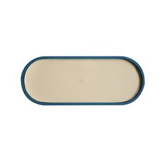 室內裝飾杯墊托盤 ET21-00297, 藍色