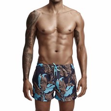 NAYA STYLE 男款沙灘短褲+專用收納袋組合 FZ-161PU