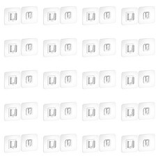 구디푸디 접착식 다용도 스티커 홀더, 투명, 20개