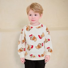 mollimelli 迪士尼兒童款小姐與流氓愛心大學T