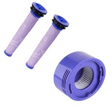 Nusimbi Dyson兼容吸塵器 V7 V8 後置吸塵器濾網 V678前置馬達濾網 2入 + v7v8 POST, 1套, 單一商品