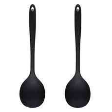 EASY SILI 矽膠多功能料理大匙, 2支, 黑色