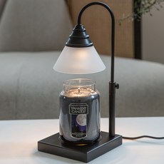 高度可調融蠟燈+鹵素燈泡 2入+禮盒組合, 黑色的