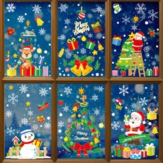 Oibai 窗戶派對貼紙6件組 04, 混合顏色