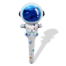 WOW PARTY KOREA 太空人手持棒鋁箔氣球, 白色, 10個