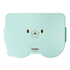 iBYEOL Friends 兒童便當盒, 1組, 單品, 薄荷綠