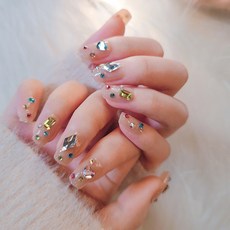 마켓감성 사탕 보석 네일 팁 no 18 세트, 혼합색상, 2개