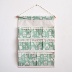 Market A居家裝飾壁掛多功能口袋收納盒 8格 2入, 烹飪