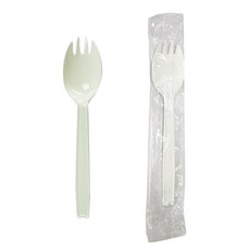 獨立包裝兩用餐具, 1件, 500件