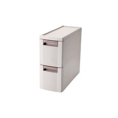 縫隙空間收納抽屜式收納盒 2層 YT_RA1006, 混色