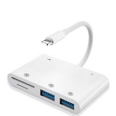 BLAZE Lightning 6合1 USB集線器 L601, 白色