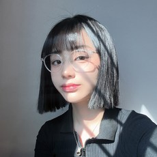 BEIMA 鈦金屬小圓框眼鏡 + 抗紫外線藍光變色棕色鏡片組