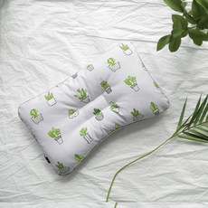 Uterus 牛津棉防扁頭枕, 仙人掌款