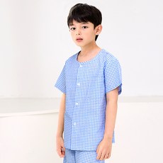 unifriend 兒童泡泡紗五分睡衣套裝