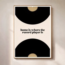 funyz 居家咖啡廳海報 黑膠唱片 家
