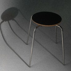 매직볼트 올리버 스툴, 블랙, 1개