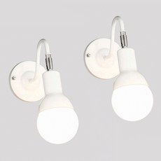 晨星小屋 早午餐壁燈 2入, 白色