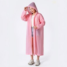 고급형 eva 우의 NS, 파스텔핑크, 1개