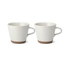 KwangJuYo 貝殼系列咖啡杯組, 白色的, 2個