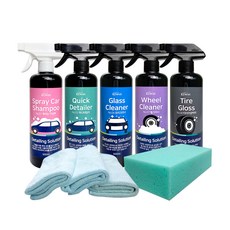 Auto Run Easy Wash 外部護理 7 件套洗車套組, 1組