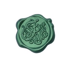 Mihwabujang 成品封蠟 火漆蠟 封口蠟 喜帖, 10個, 04 for you 綠色