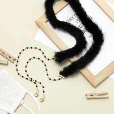 絲綢之路 兒童迷你毛絨串珠口罩掛繩