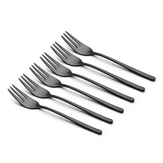 EASTMARK 蛋糕叉, 復古黑色, 6支