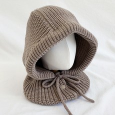 Han's Hat 巴拉克拉瓦連帽圍脖, 1個, 摩卡色