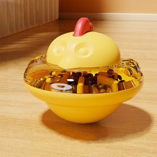 Gaekwacheonsun 貓咪咕咕零食球玩具, 芒果黃, 1個