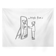 하루재 노르딕 패브릭 포스터, High five