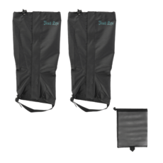 Traillife 登山用綁腿 冬季登山 長筒綁腿, 黑色