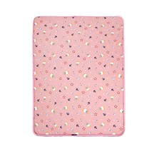 GIO Pillow 孩童圖案印花涼感防滑墊, 粉紅熊