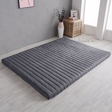 Bednet Furniture 10區空氣泡棉床墊 + 外層床包組, 深灰色(床包), 120mm