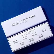 Kolorfull 女性用日常一週耳環7件組