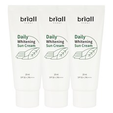 Briall HOMME 男士日常亮白防曬乳 SPF 50+ PA++++, 20ml, 3條