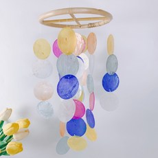 TCR 인테리어소품 컬러 자개 썬캐쳐 모빌, 08