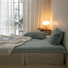 엘레나하임 모달 줄누빔 패드 겸 스프레드, 스카이블루