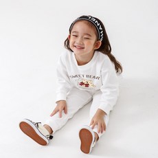 KIDSCREW 兒童刷毛Easy Bear上衣褲子套裝